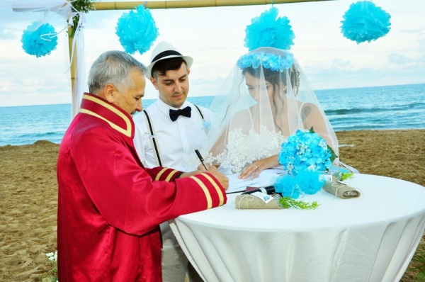 Свадебная церемония Назлы Эзги и Али Санлы